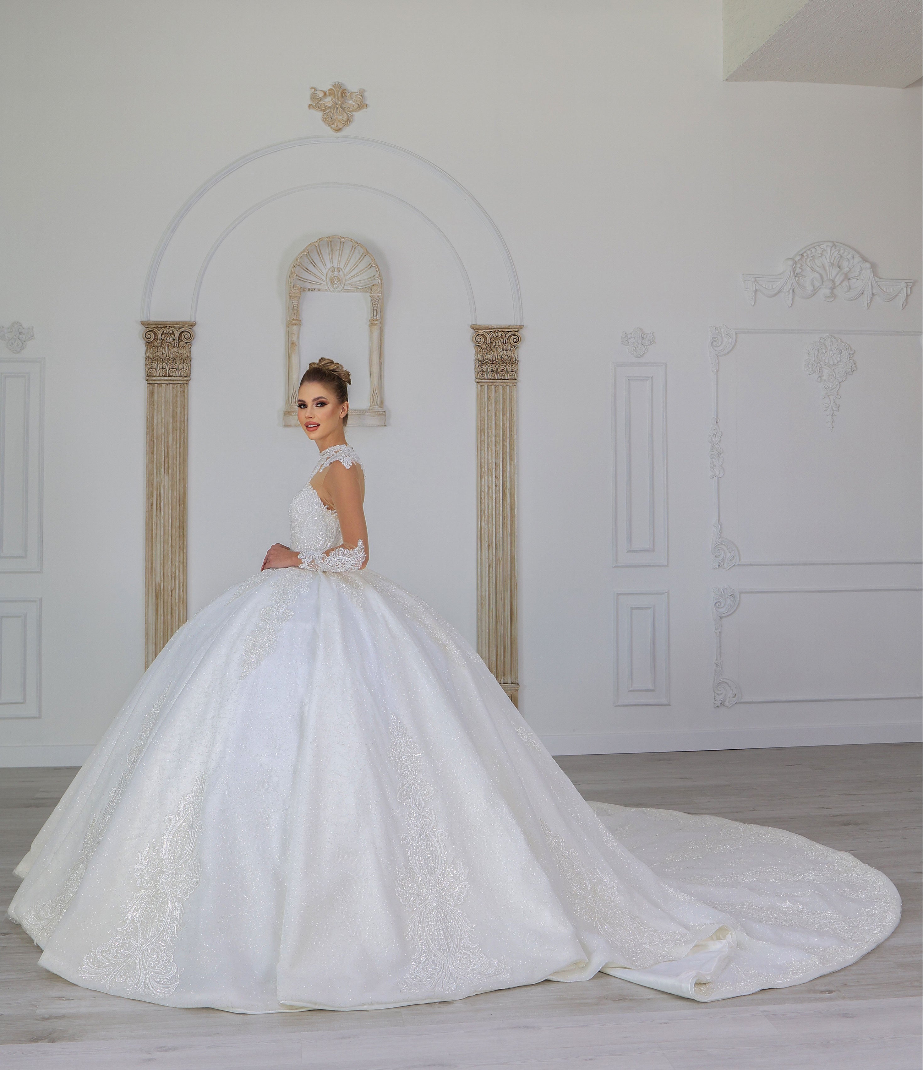 Oden ballgown wedding dress-4