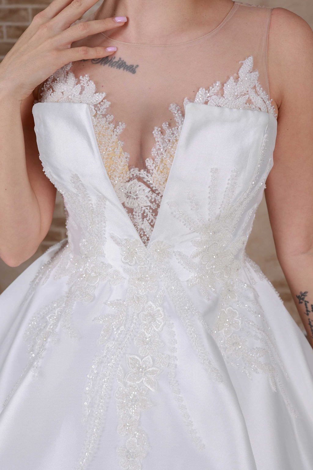 Sara a line wedding dress-2