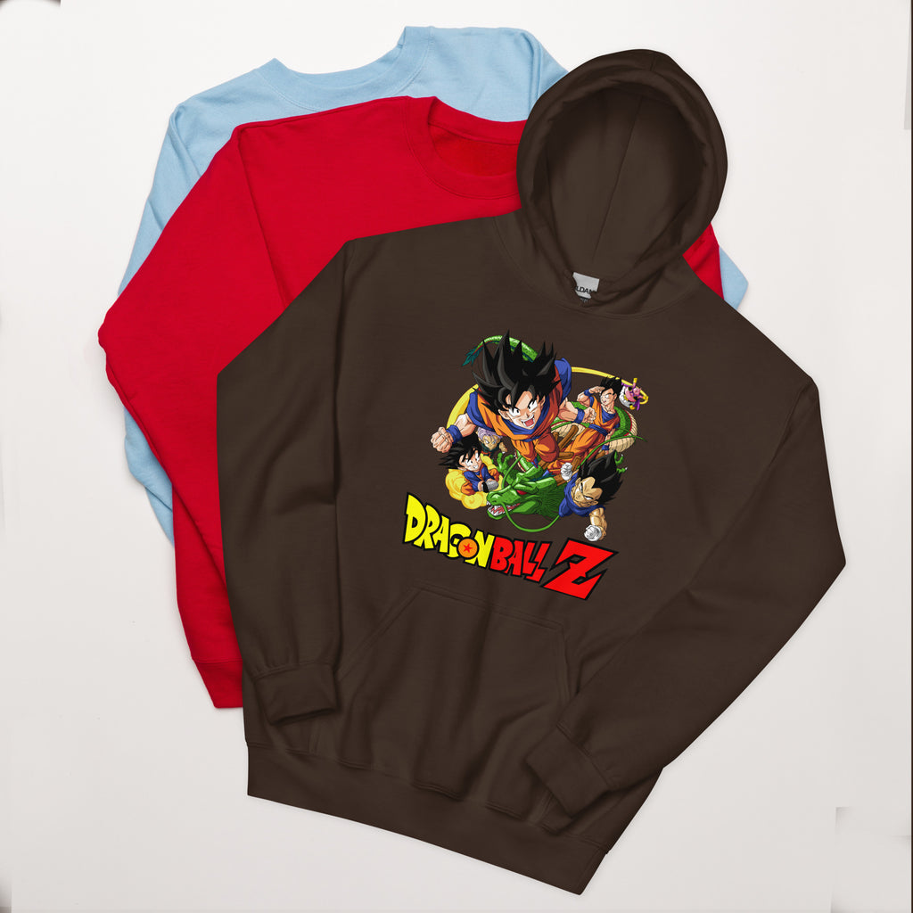 Dragon Ball Z Unisex Hoodie Goku, Vegeta, Gohan, Goten Graphic Anime Hoodie-37