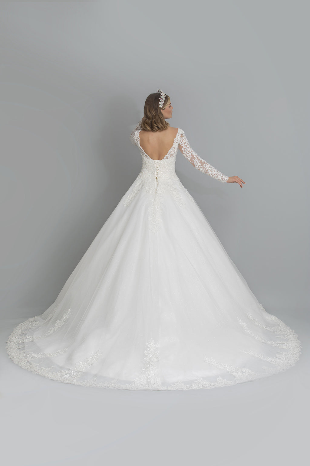Sedef a line wedding dress-3