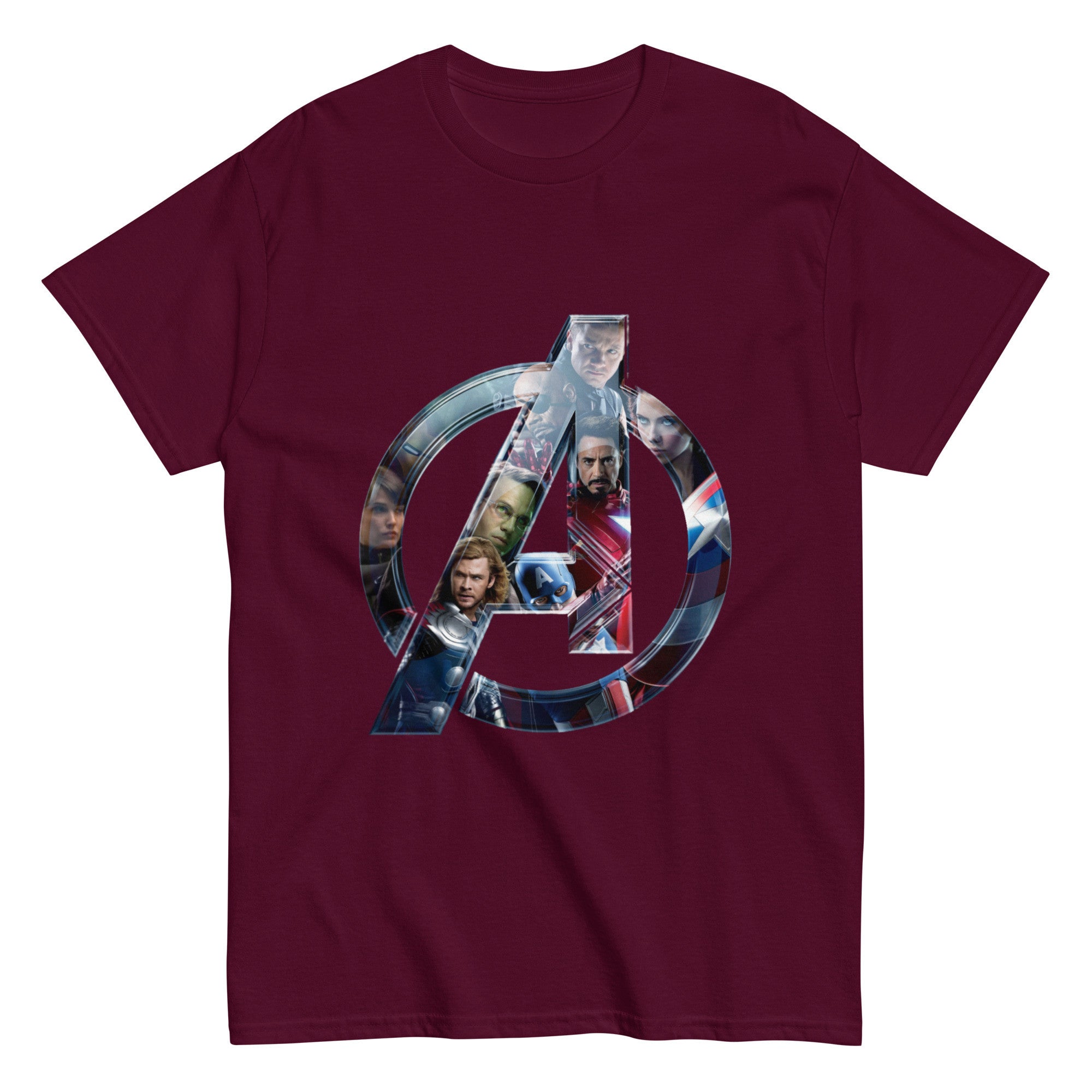 Avengers T-Shirts Marvel Iron Man, Captain America, Thor, Hulk, Black Widow Tees-38