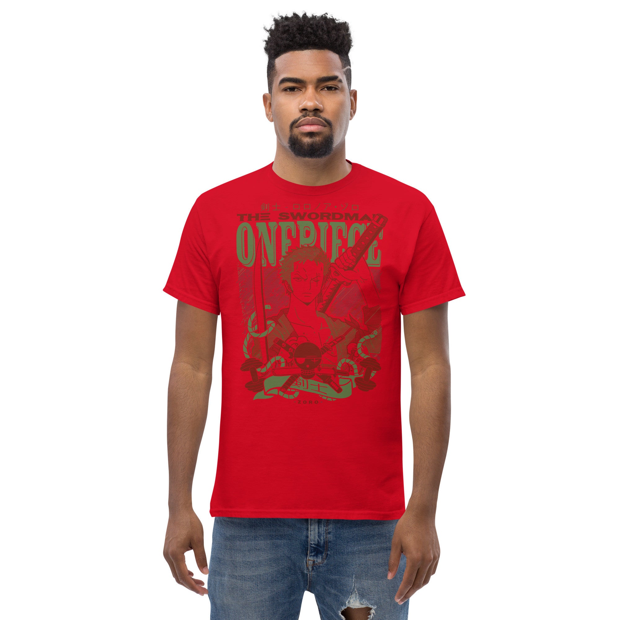 One Piece Anime Tees | Roronoa Zoro T-Shirt | Roronoa Zoro Tees | Anime T-Shirt-26
