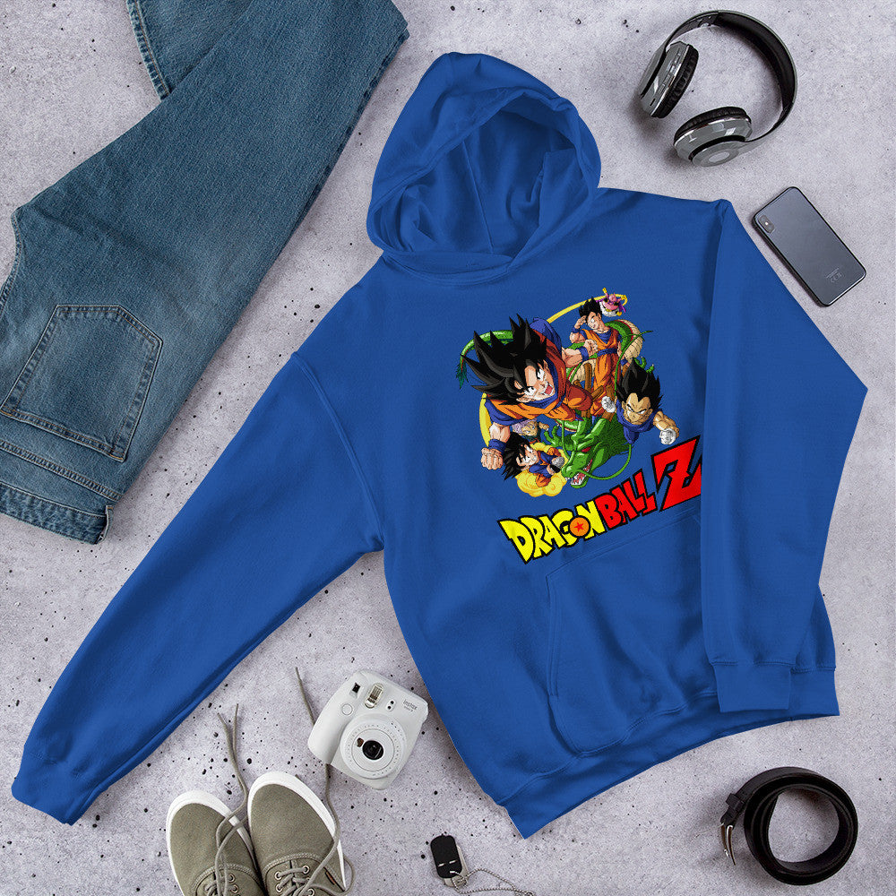 Dragon Ball Z Unisex Hoodie Goku, Vegeta, Gohan, Goten Graphic Anime Hoodie-39