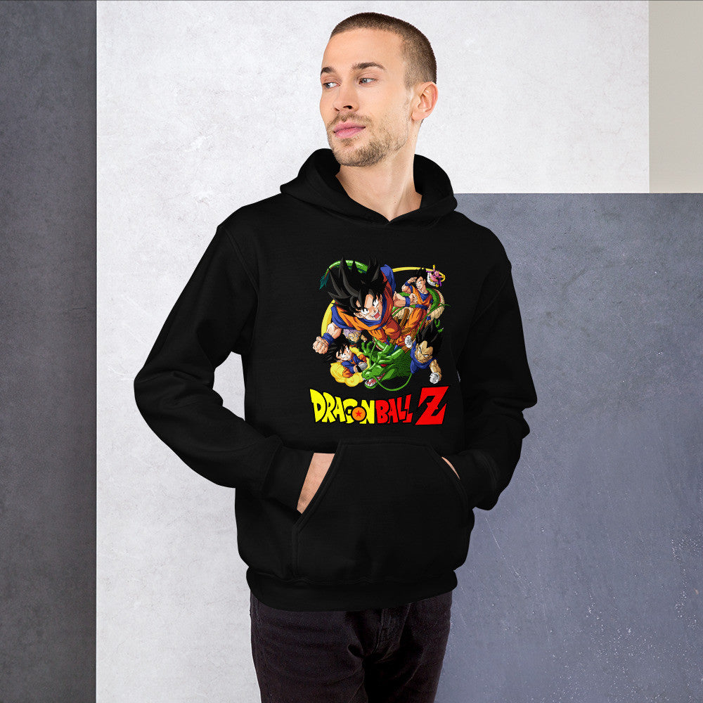 Dragon Ball Z Unisex Hoodie Goku, Vegeta, Gohan, Goten Graphic Anime Hoodie-2