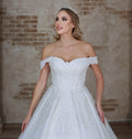 Meva a line wedding dress-0