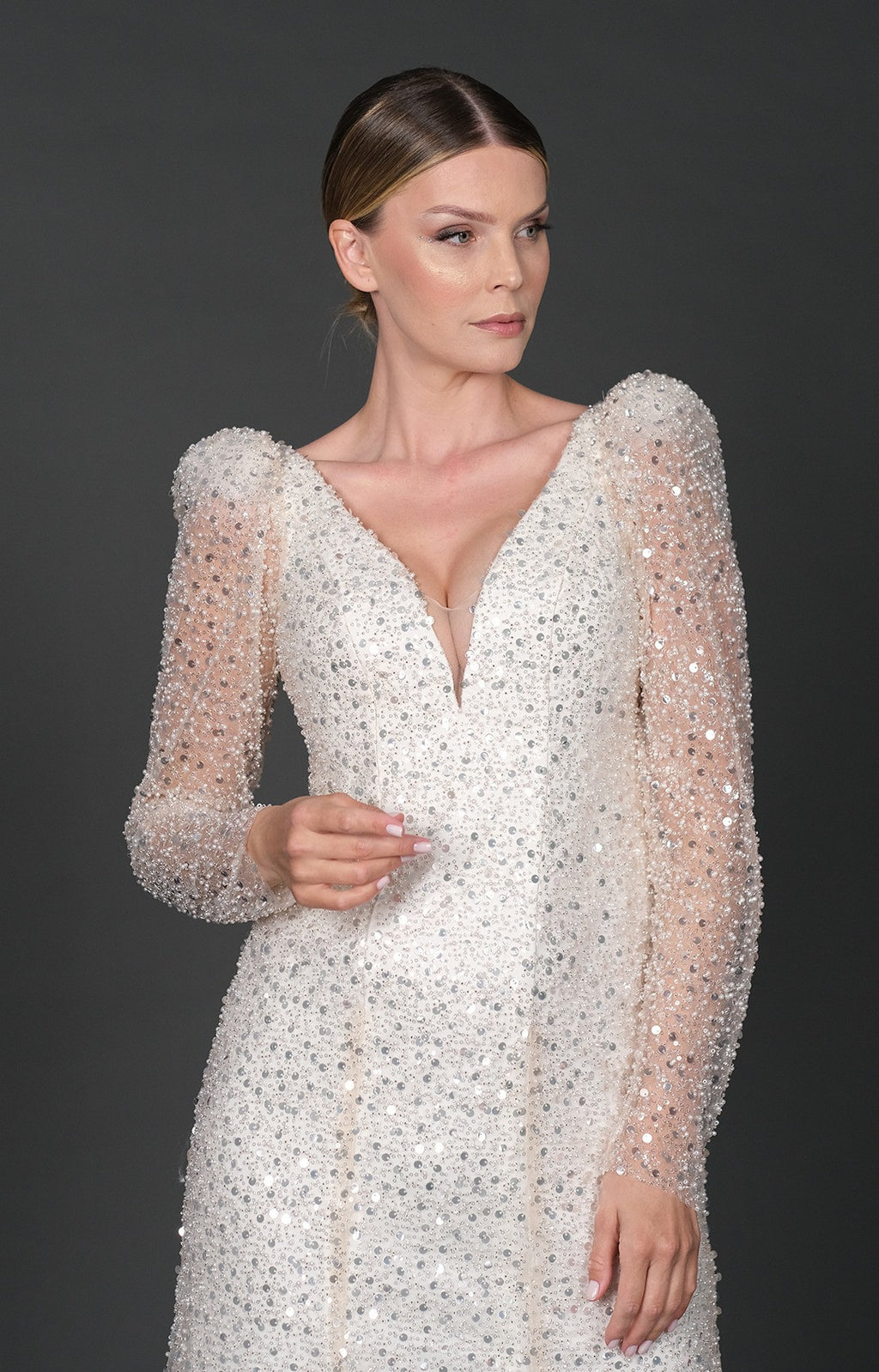 Lamıa mini wedding dress-1