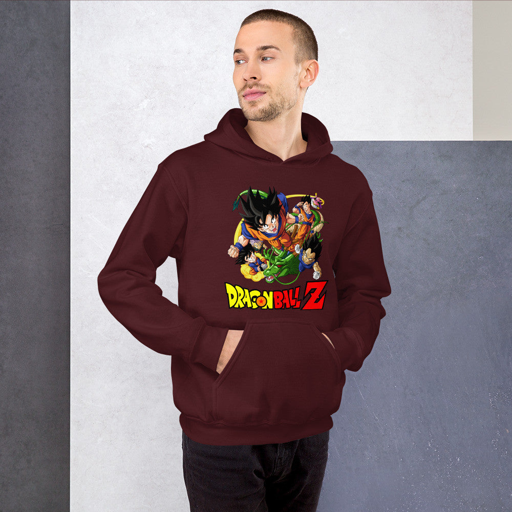 Dragon Ball Z Unisex Hoodie Goku, Vegeta, Gohan, Goten Graphic Anime Hoodie-14