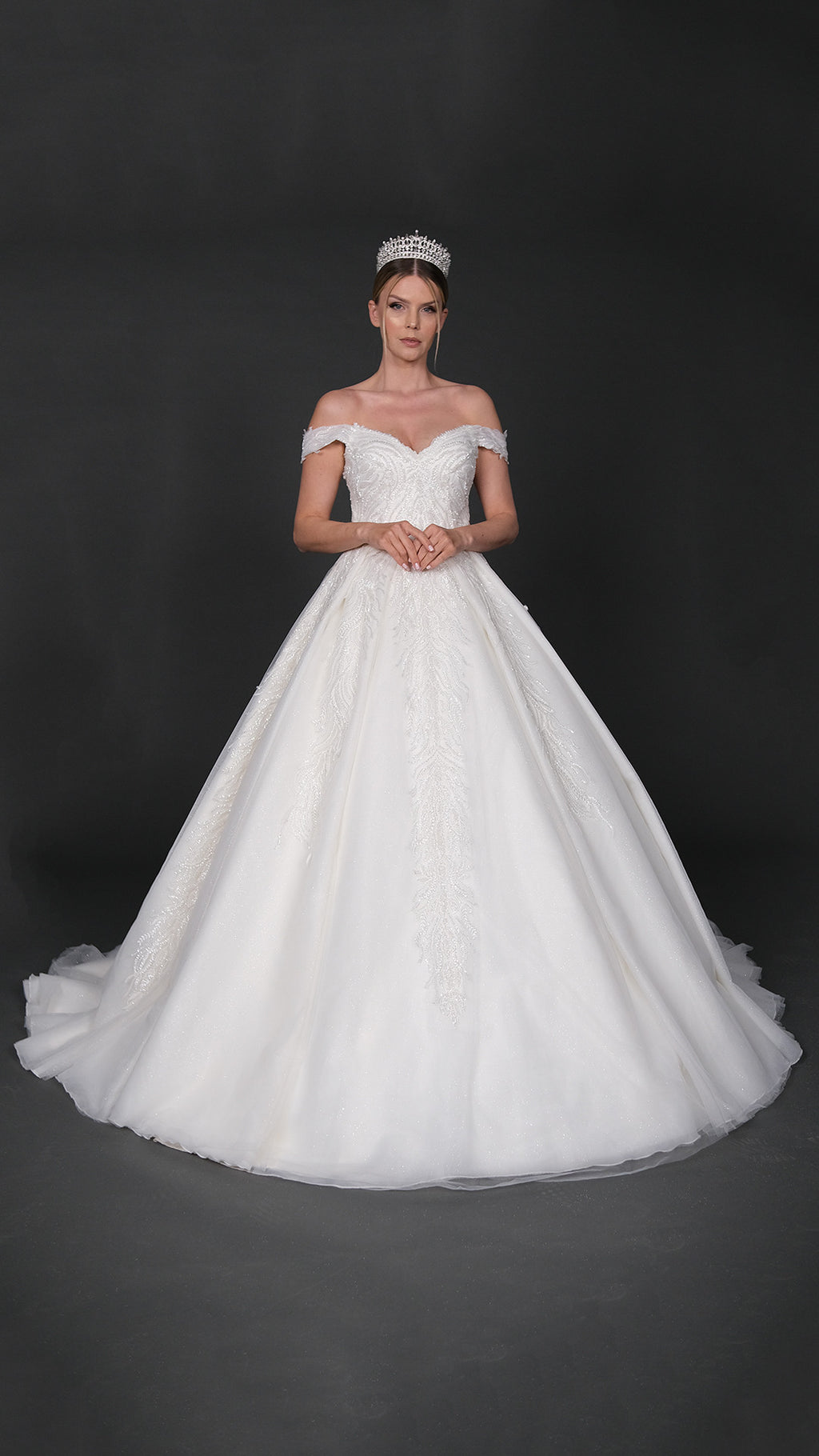 Mayda a line wedding dress-1