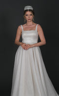 Dılay narrow skirt a line wedding dress-0