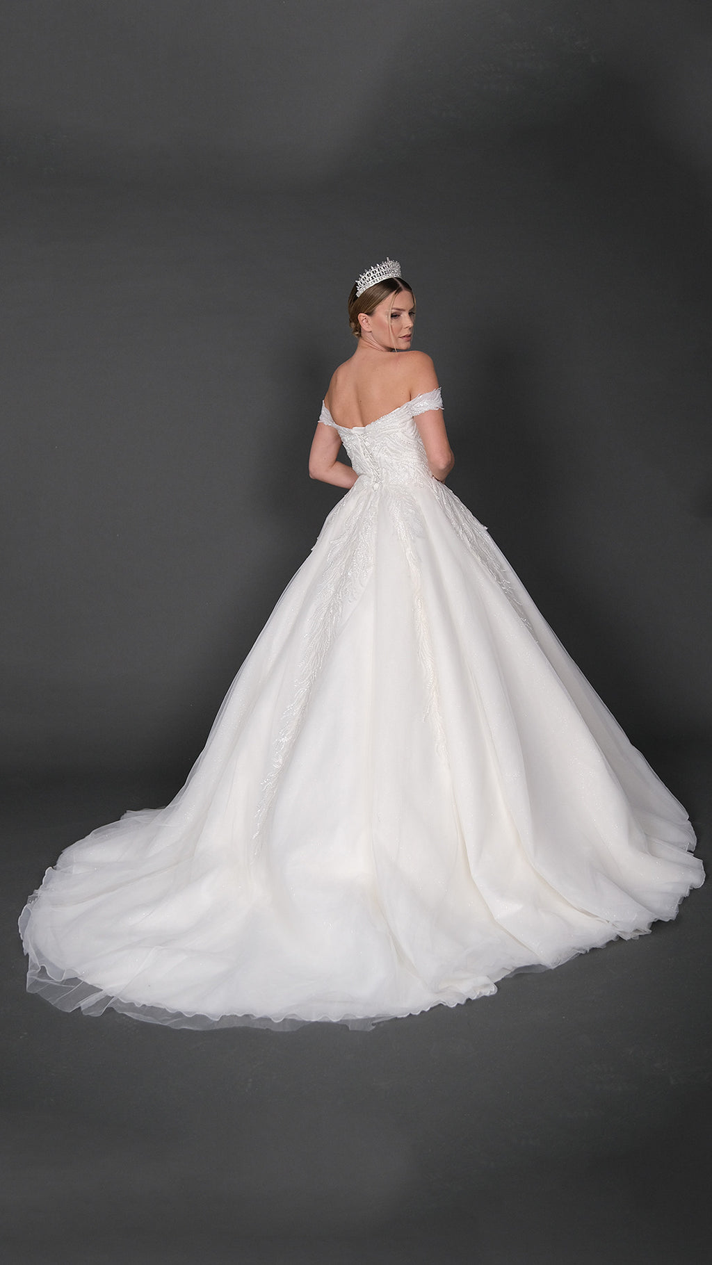 Mayda a line wedding dress-2