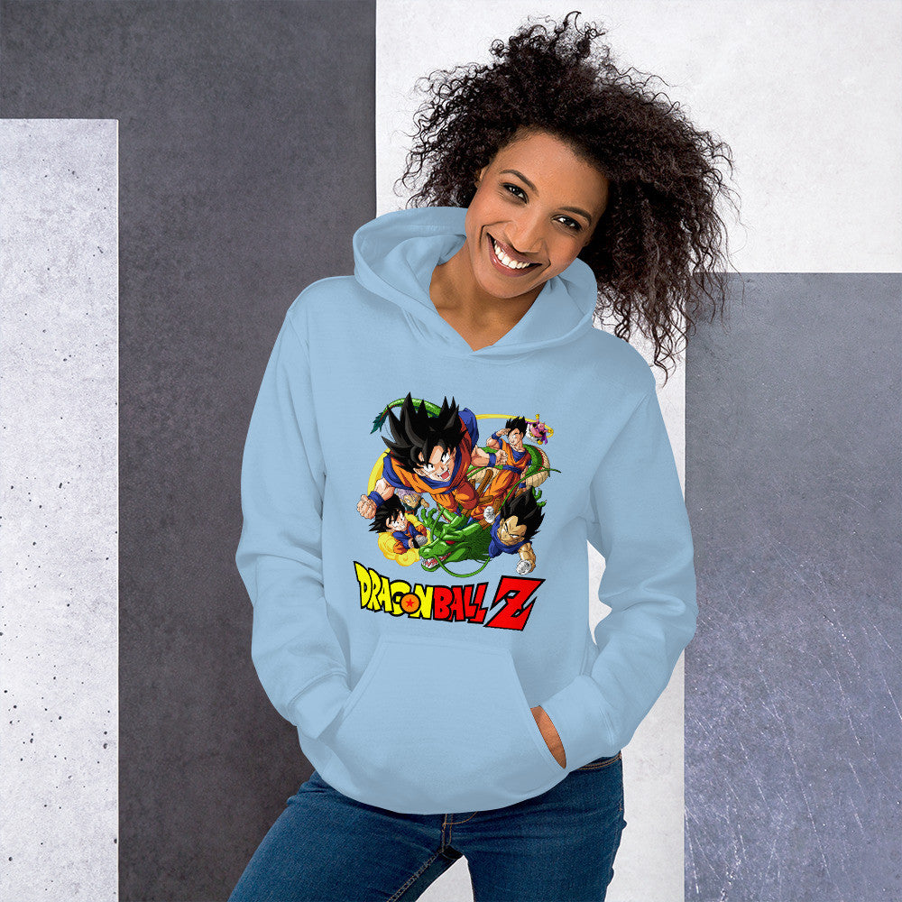 Dragon Ball Z Unisex Hoodie Goku, Vegeta, Gohan, Goten Graphic Anime Hoodie-31