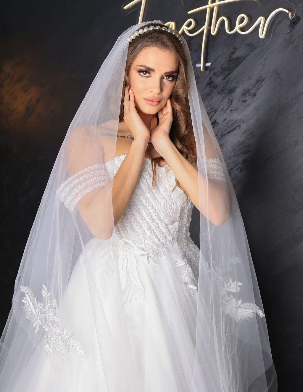 Nina a line wedding dress-0