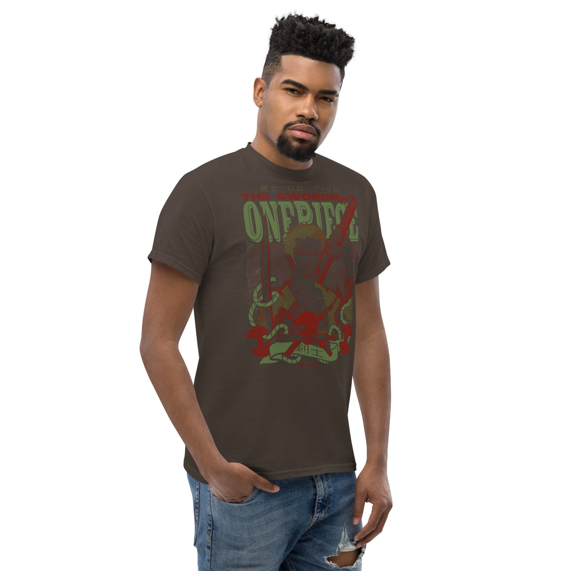 One Piece Anime Tees | Roronoa Zoro T-Shirt | Roronoa Zoro Tees | Anime T-Shirt-48