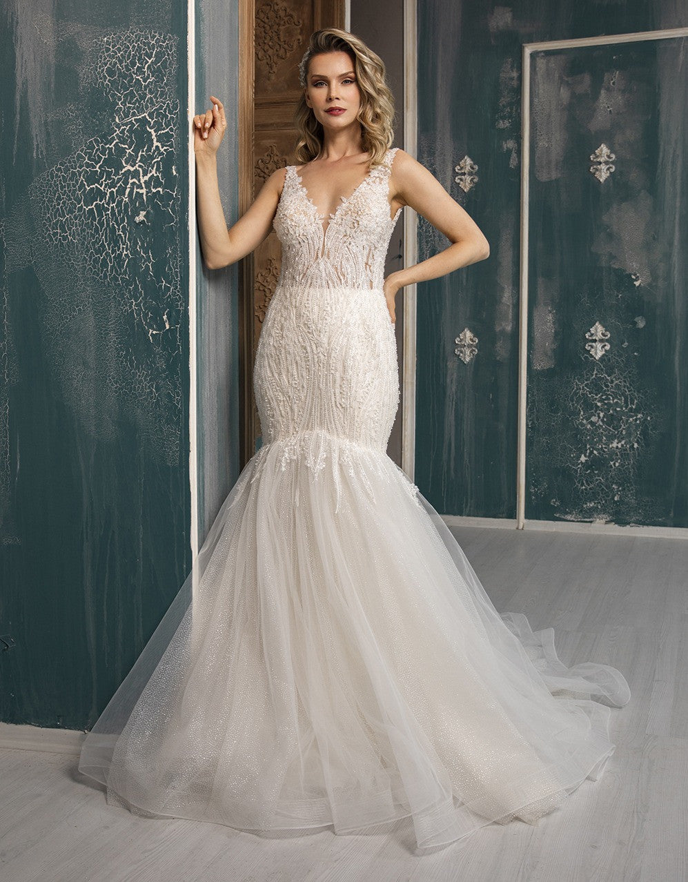 Helin mermaid wedding dress-1