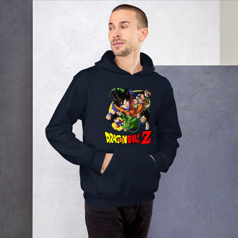 Dragon Ball Z Unisex Hoodie Goku, Vegeta, Gohan, Goten Graphic Anime Hoodie-12