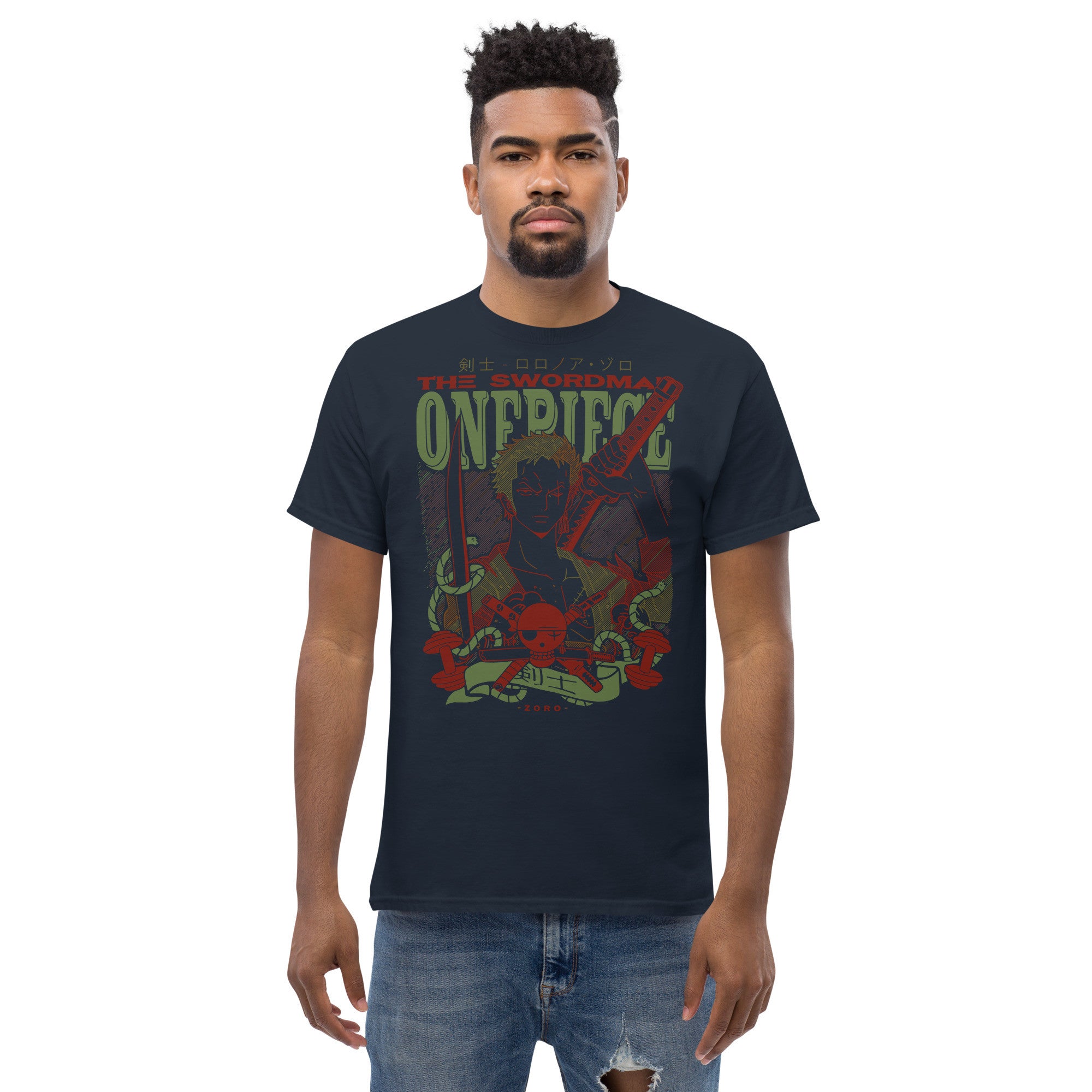 One Piece Anime Tees | Roronoa Zoro T-Shirt | Roronoa Zoro Tees | Anime T-Shirt-10