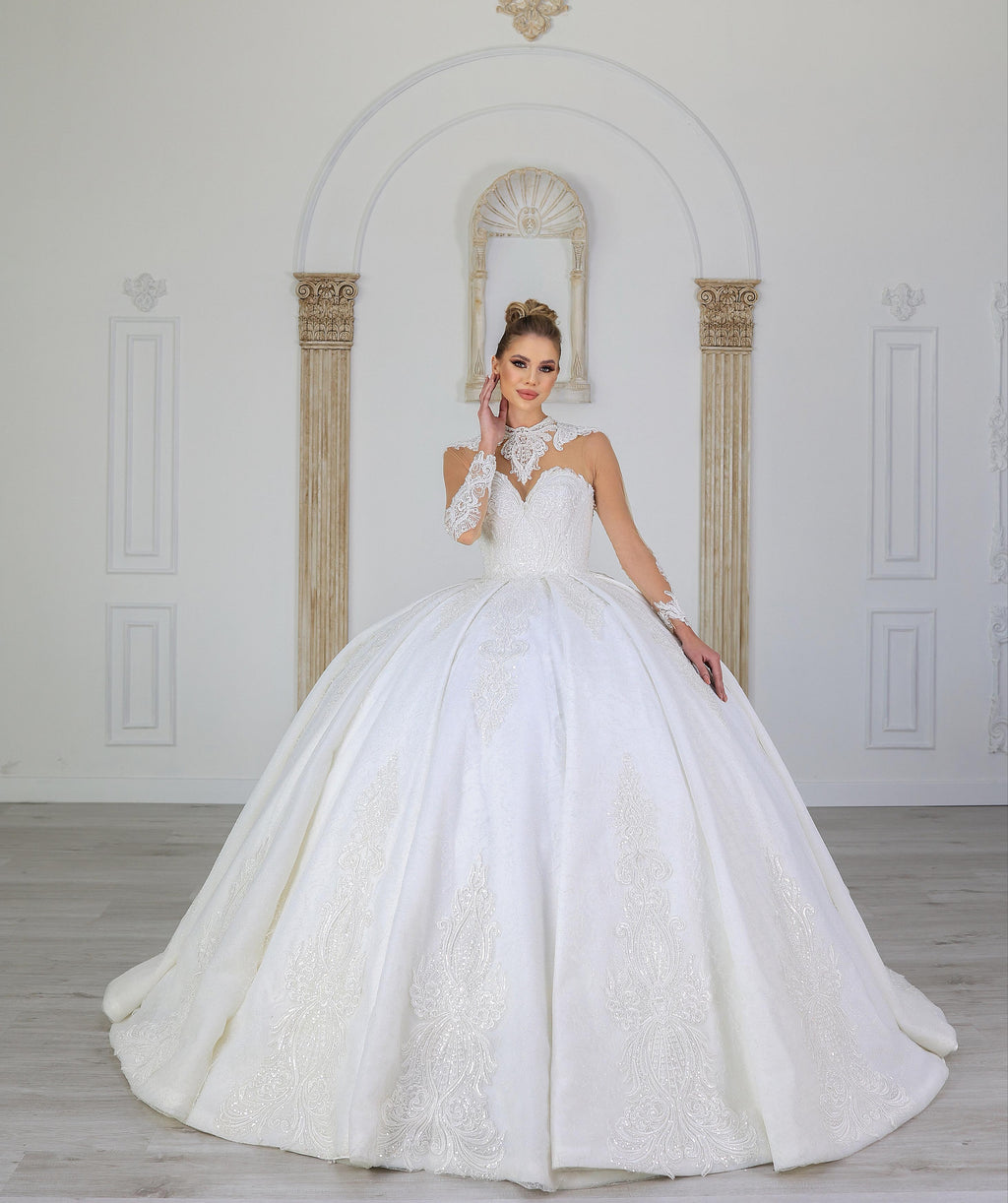 Oden ballgown wedding dress-1