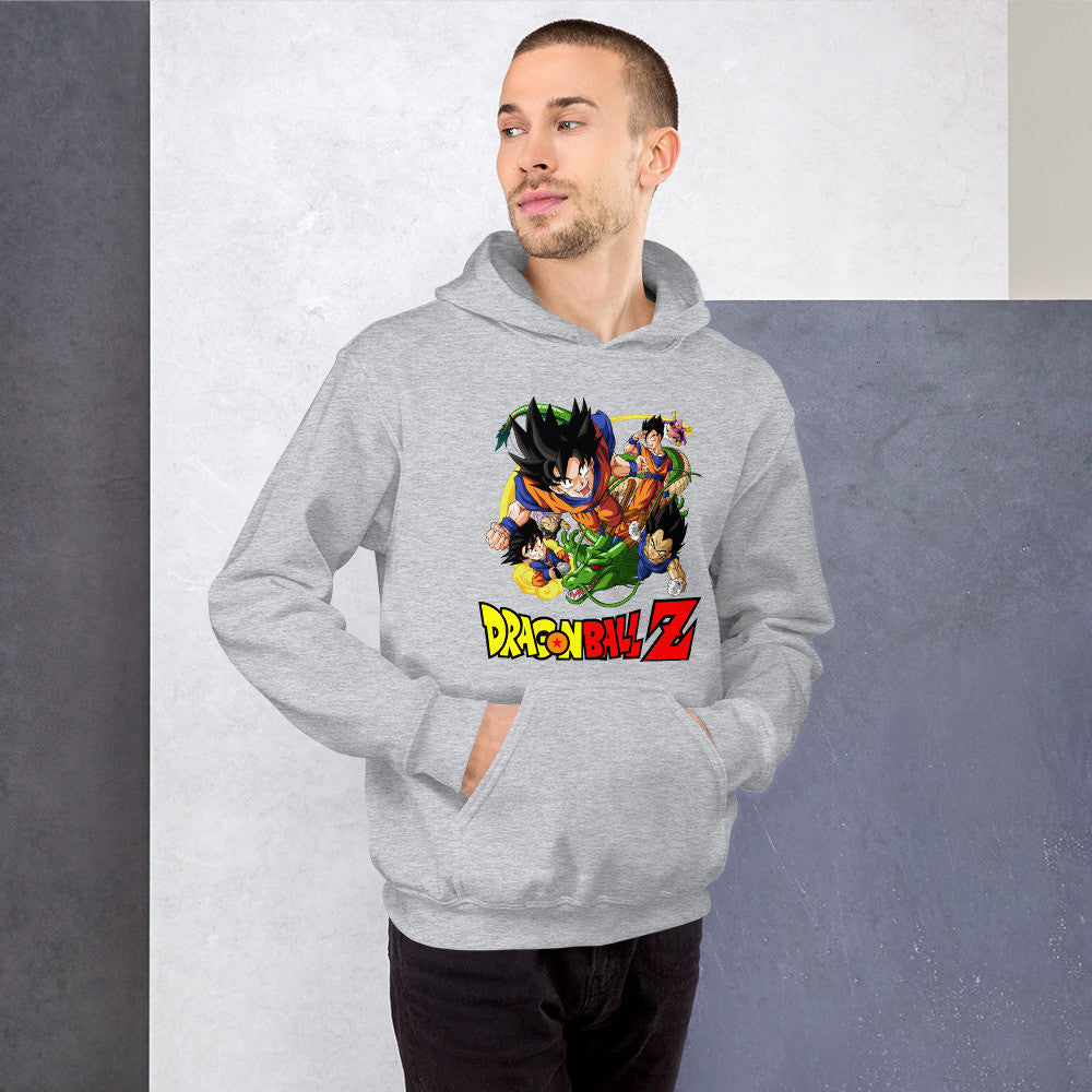 Dragon Ball Z Unisex Hoodie Goku, Vegeta, Gohan, Goten Graphic Anime Hoodie-4