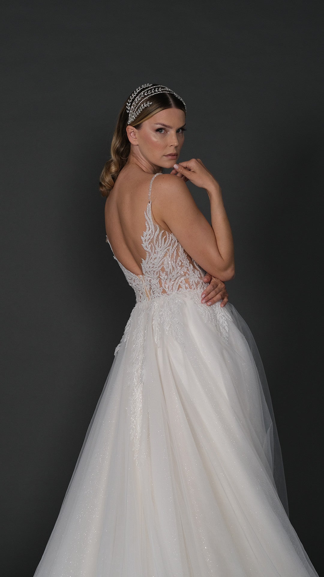 KARSU narrow skirt a line wedding dress-2