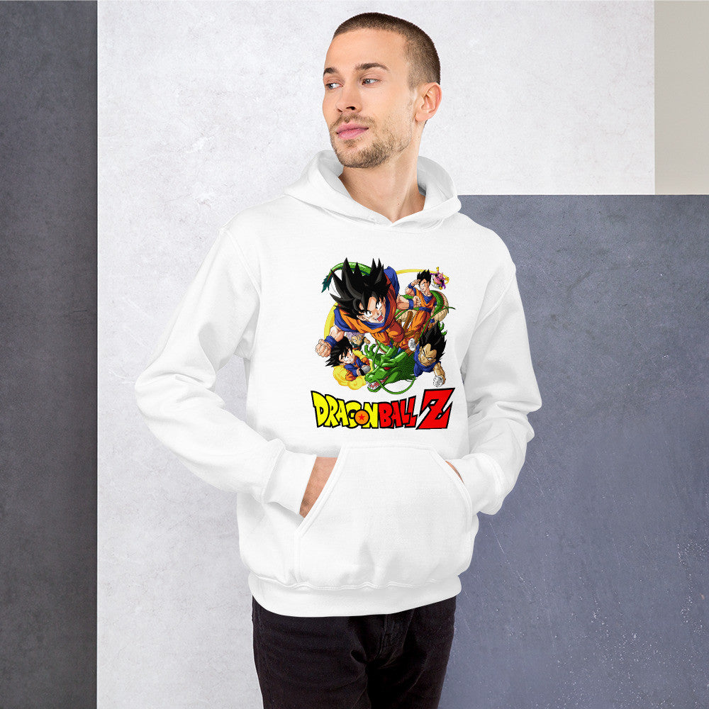 Dragon Ball Z Unisex Hoodie Goku, Vegeta, Gohan, Goten Graphic Anime Hoodie-0
