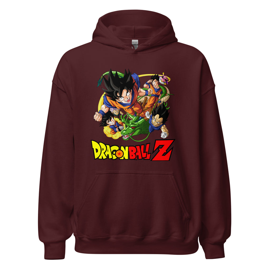 Dragon Ball Z Unisex Hoodie Goku, Vegeta, Gohan, Goten Graphic Anime Hoodie-34