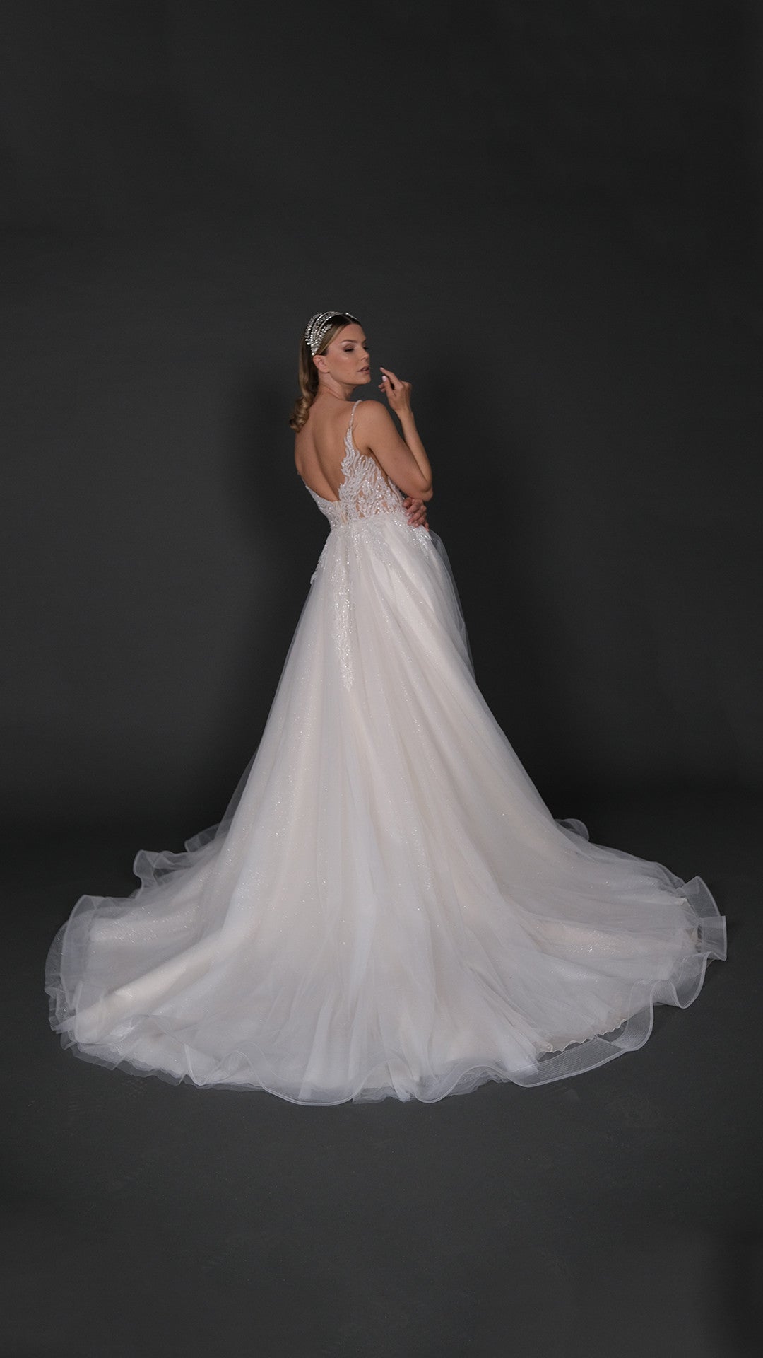 KARSU narrow skirt a line wedding dress-3