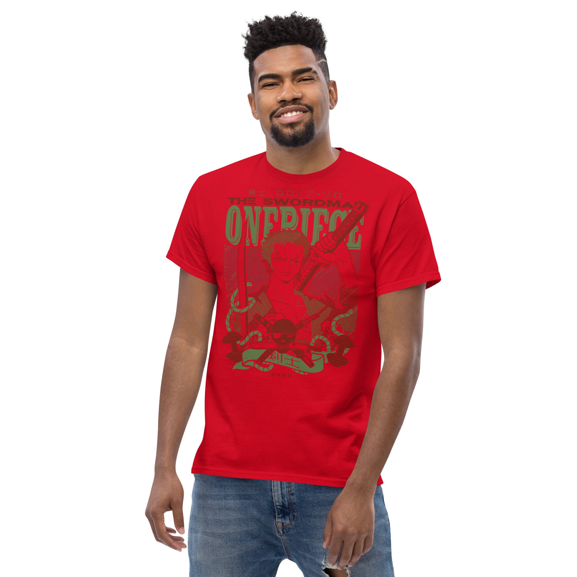 One Piece Anime Tees | Roronoa Zoro T-Shirt | Roronoa Zoro Tees | Anime T-Shirt-25