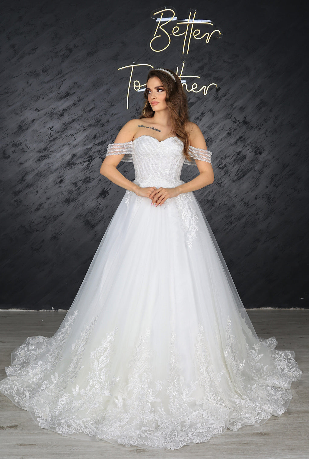 Nina a line wedding dress-1