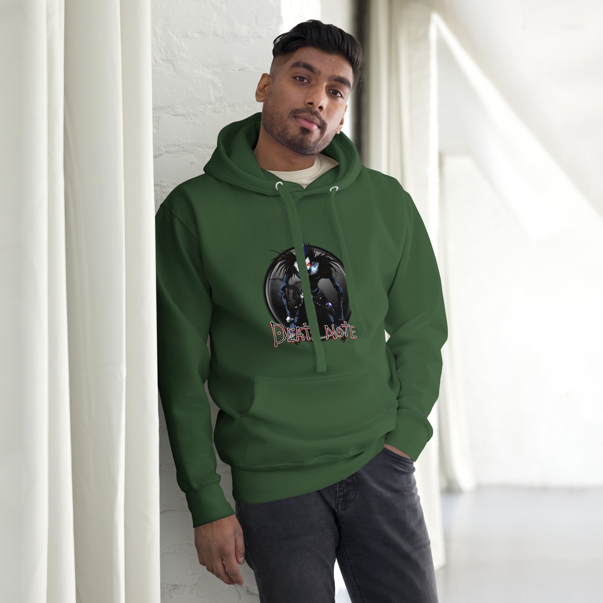 Death Note Unisex Hoodie Ryuk, Light Yagami, Misa Amane, L Anime Graphic Hoodie-21