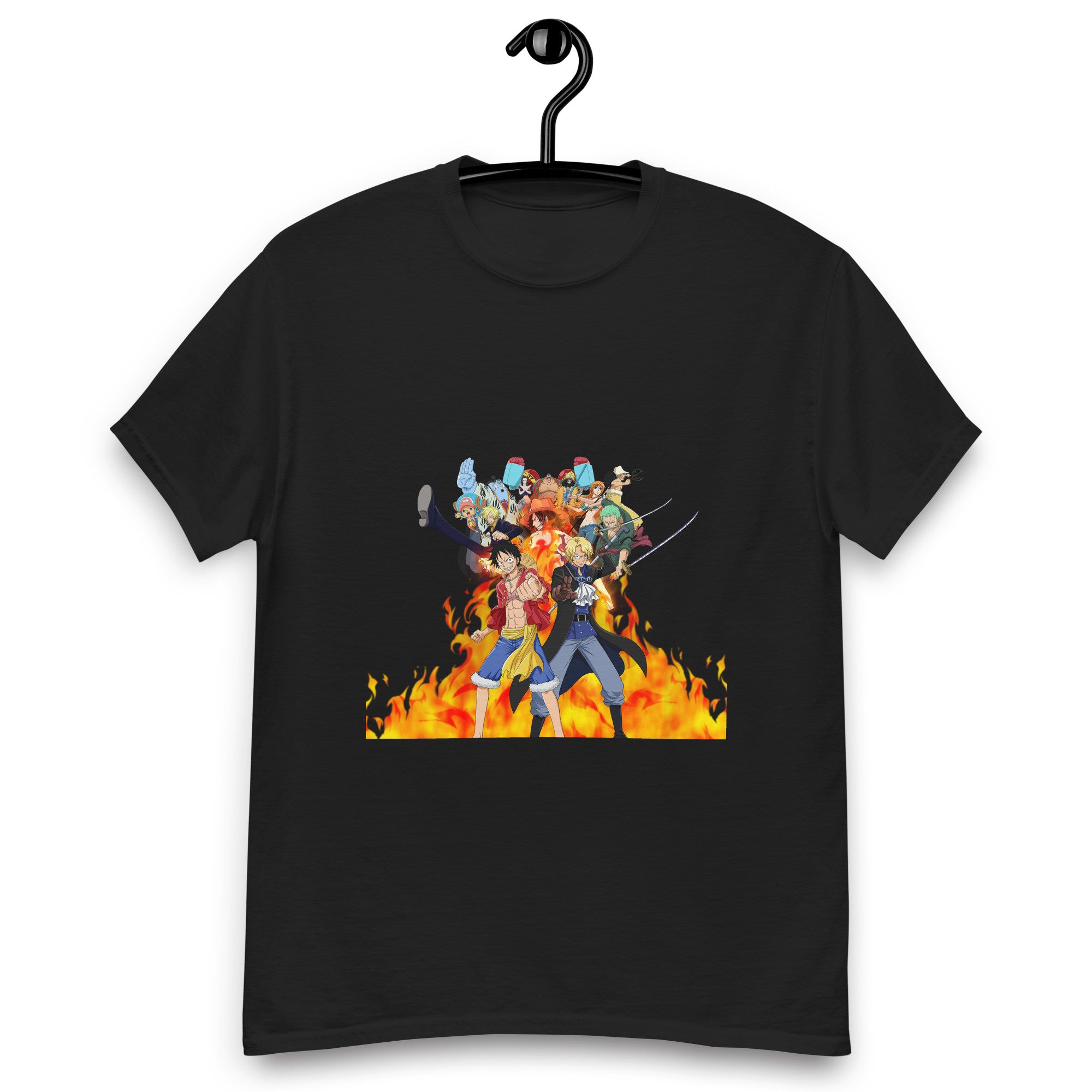 One Piece tees Monkey D. Luffy, Nami, Roronoa Zoro, Shanksn Anime Graphic Tshirt-2