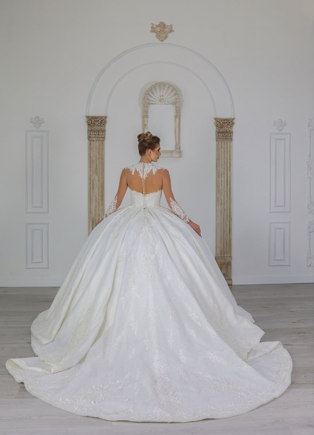 Oden ballgown wedding dress-6