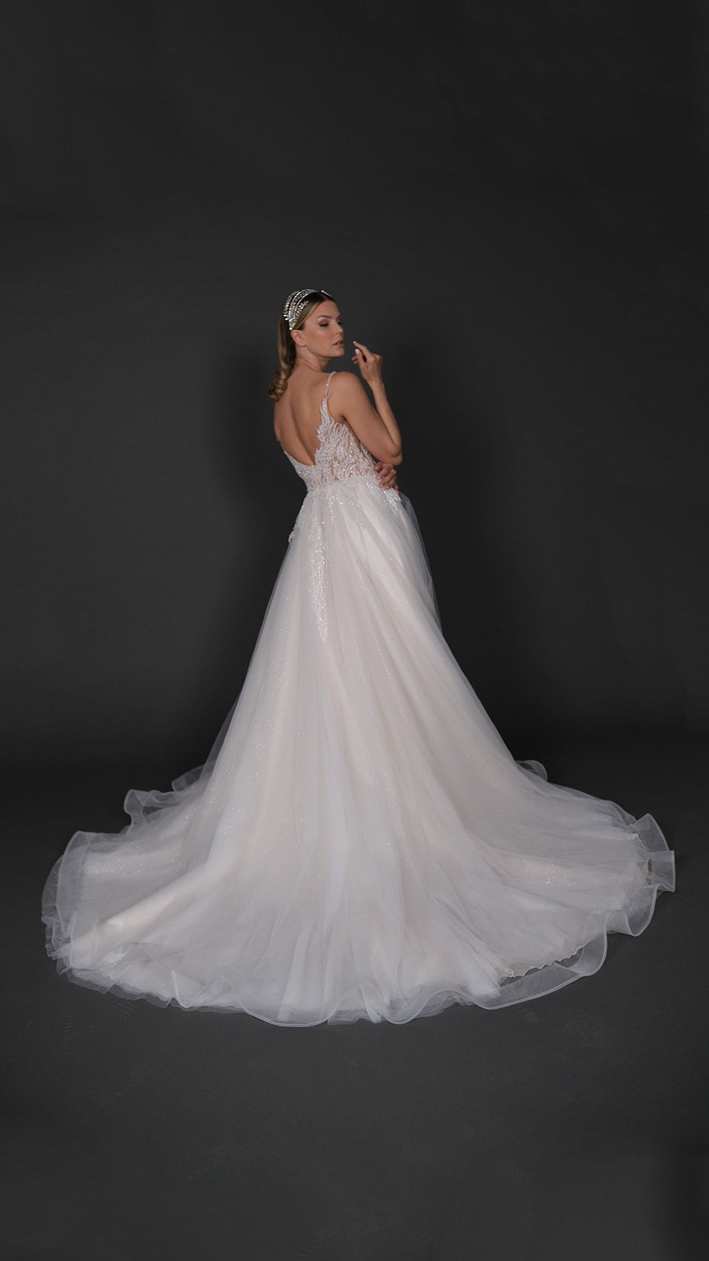 KARSU narrow skirt a line wedding dress-3
