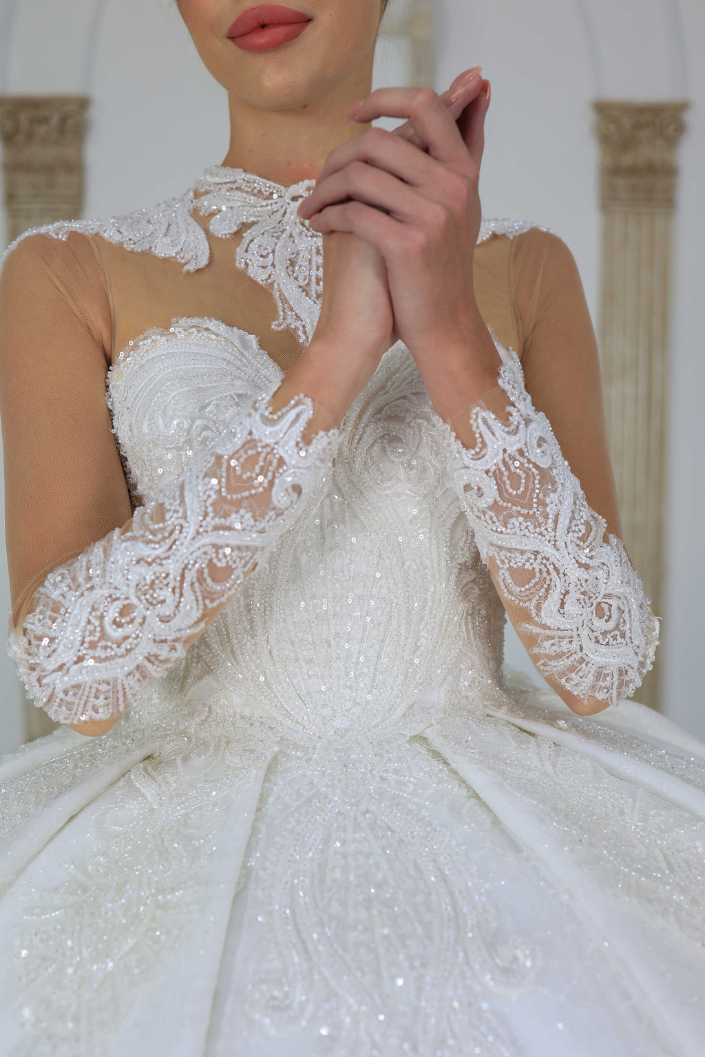 Oden ballgown wedding dress-2