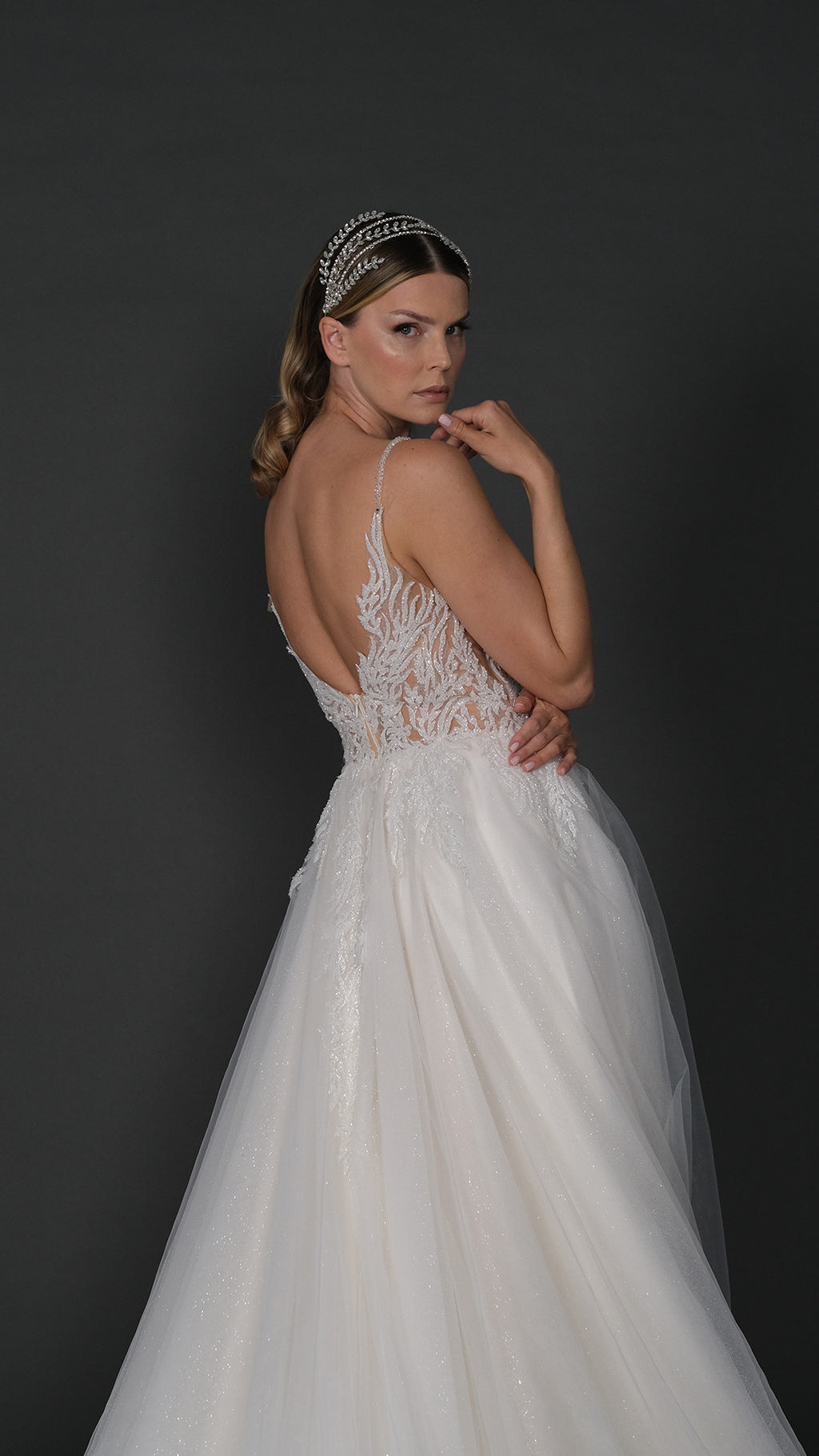 KARSU narrow skirt a line wedding dress-2