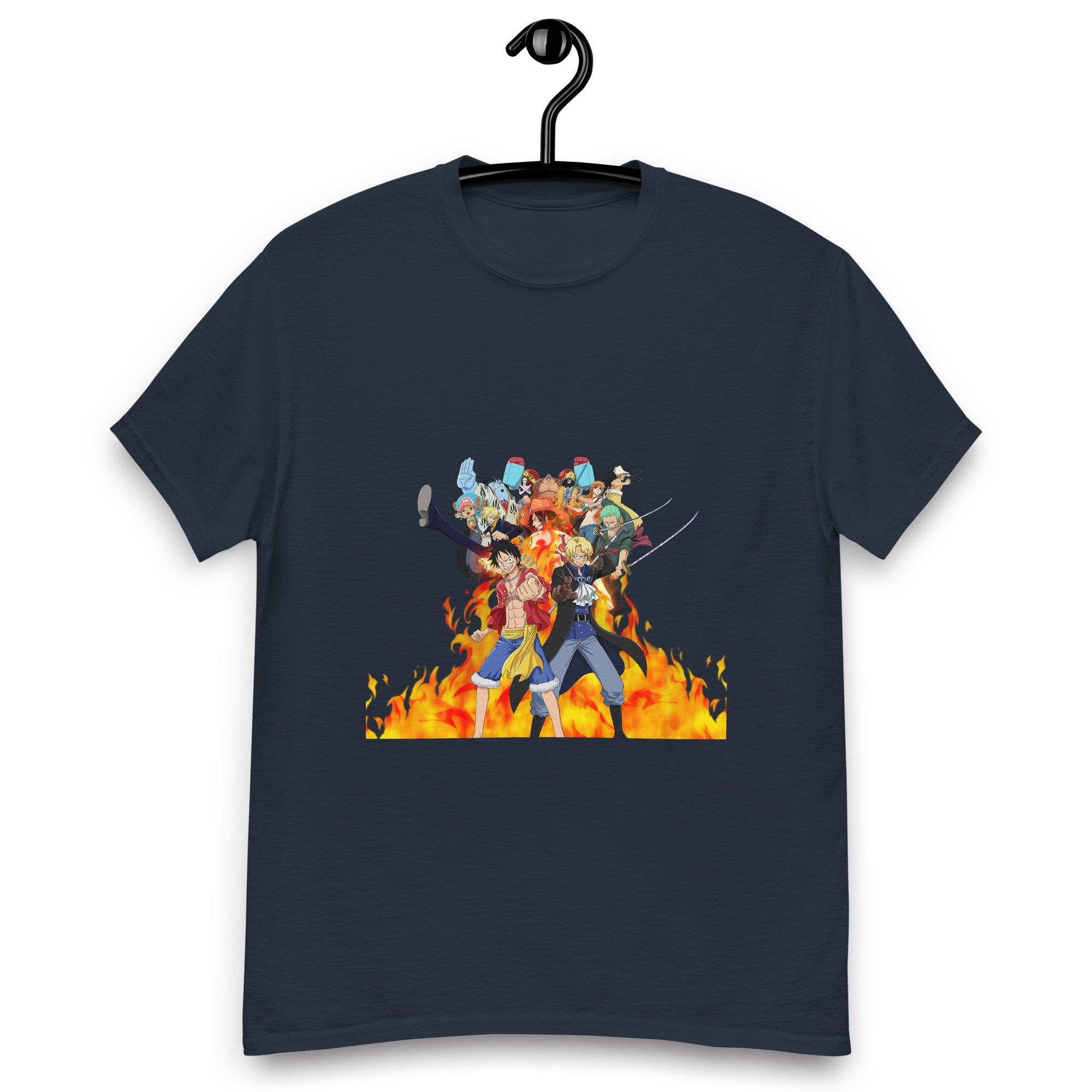 One Piece tees Monkey D. Luffy, Nami, Roronoa Zoro, Shanksn Anime Graphic Tshirt-32