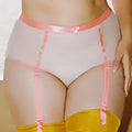 Fishnet Pin-Up High Waist Panty Claudette-0