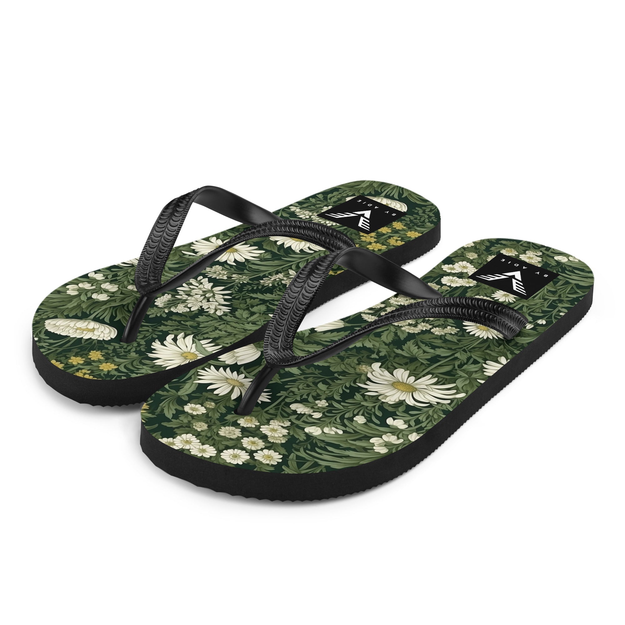 Forest Daisy Luxe Flip Flops
