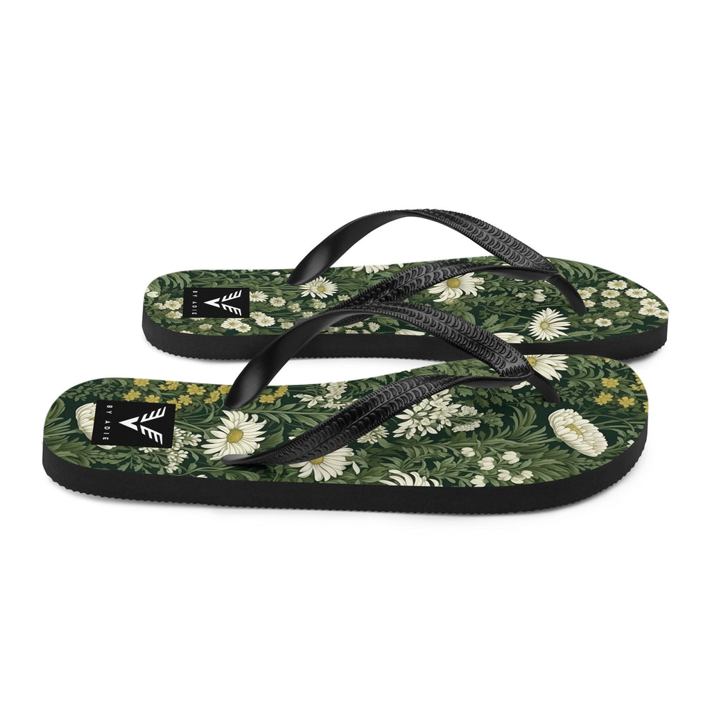 Forest Daisy Luxe Flip Flops