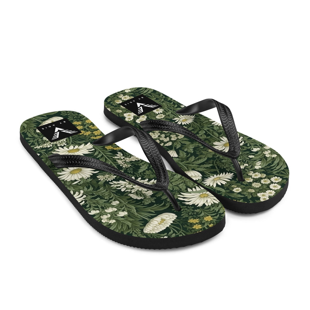 Forest Daisy Luxe Flip Flops