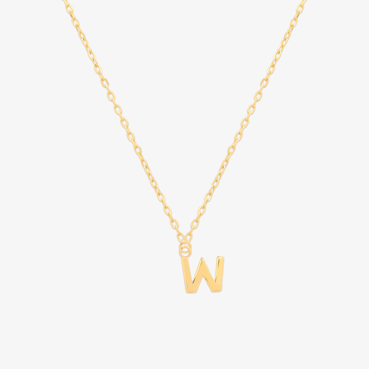 Classic Initial Pendant Necklace (50cm)-22