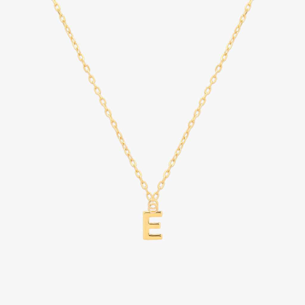Classic Initial Pendant Necklace (50cm)-4