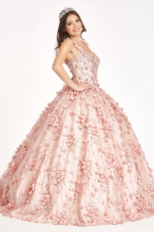 Beads and Jewel Embellished Bodice Sweetheart Quinceanera Dress-2