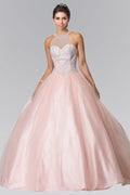 Illusion Sweathearted Tulle Quinceanera Dress-1