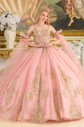 Spaghetti Straps Ruched Bodice Gown With Detachable Bow And Matching Detached Cuff Cape Sleeves-0