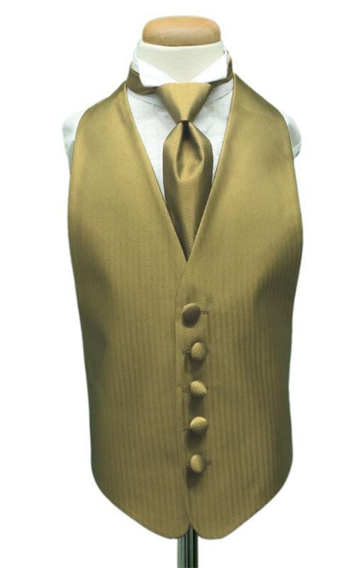 Herringbone Kids Tuxedo Vest-22