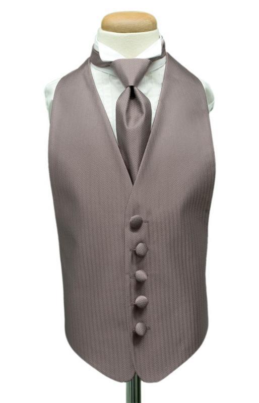 Herringbone Kids Tuxedo Vest-20