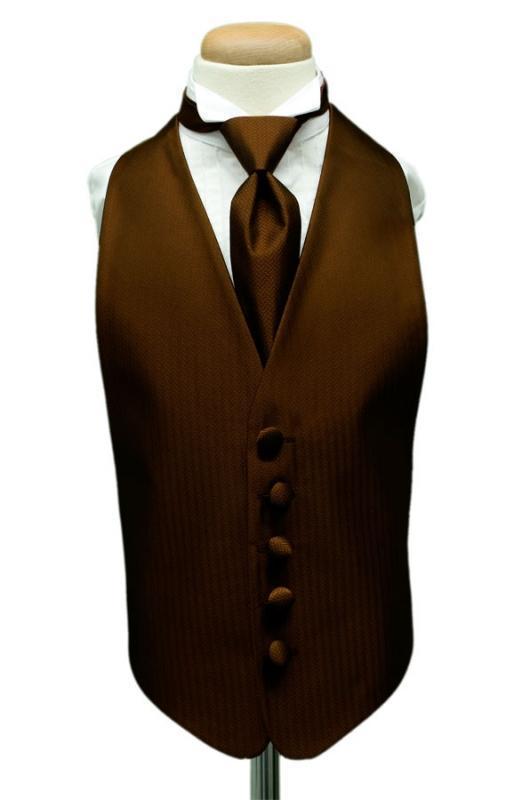 Herringbone Kids Tuxedo Vest-14