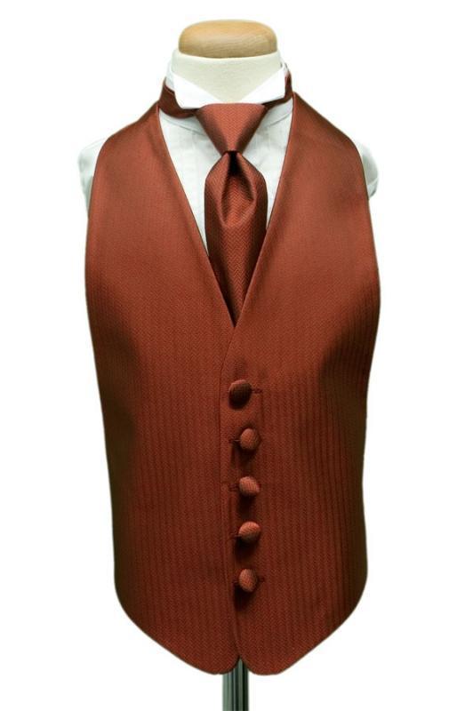 Herringbone Kids Tuxedo Vest-15