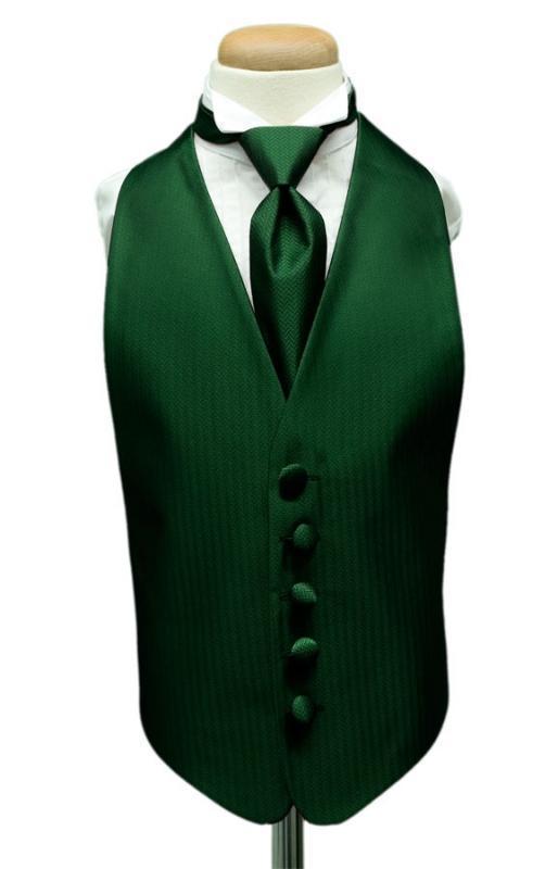 Herringbone Kids Tuxedo Vest 2-5