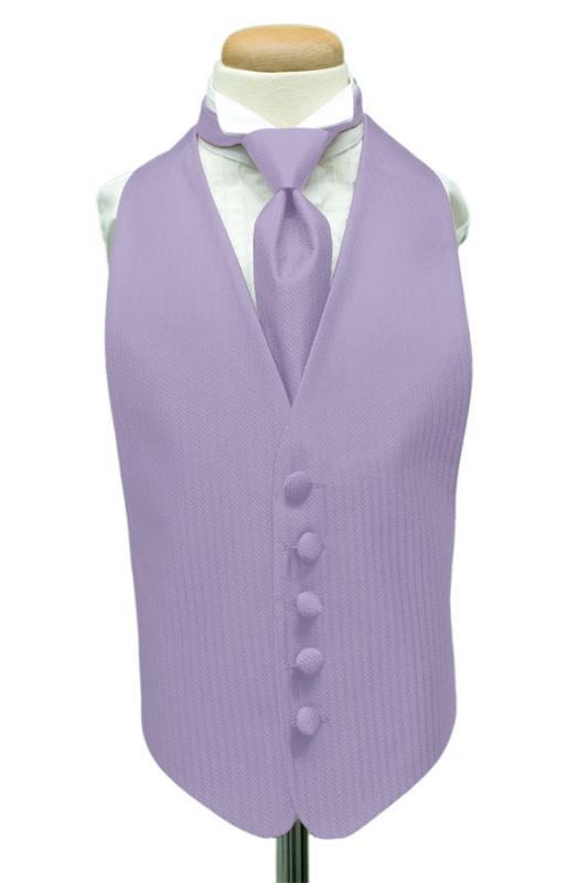 Herringbone Kids Tuxedo Vest 2-18